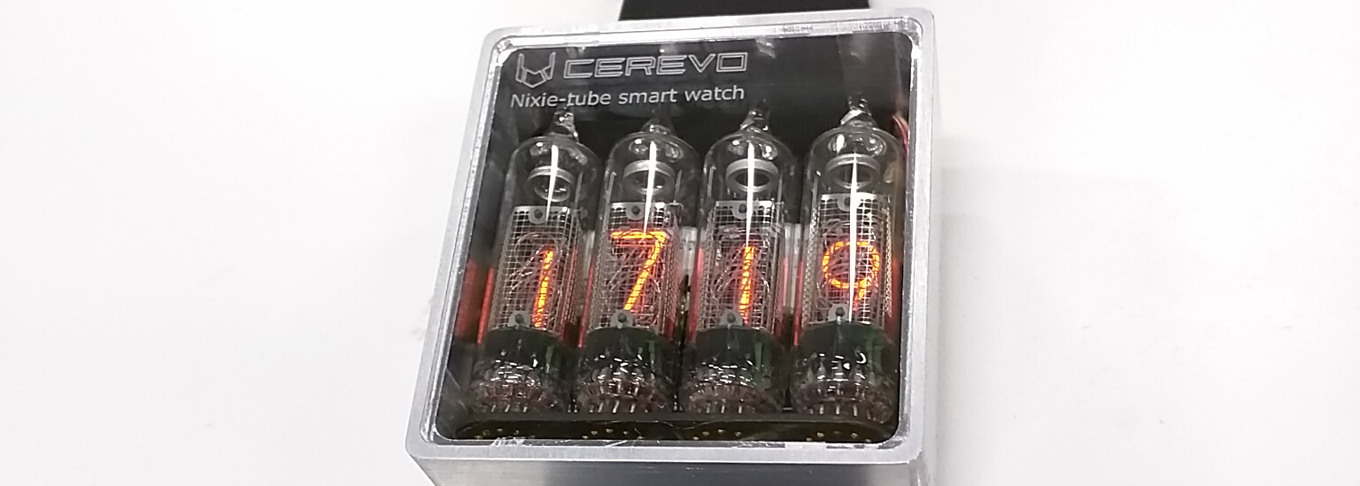 ニキシー管スマートウォッチの紹介 | BlueNinja - Cerevo